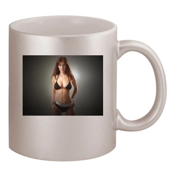 Amy Nuttall 11oz Metallic Silver Mug