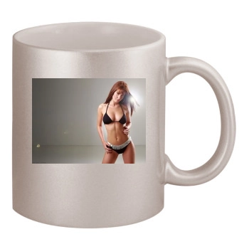 Amy Nuttall 11oz Metallic Silver Mug