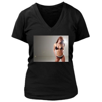 Amy Nuttall Women's Deep V-Neck TShirt