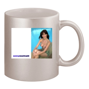 Amy Nuttall 11oz Metallic Silver Mug