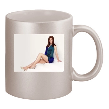 Amy Nuttall 11oz Metallic Silver Mug