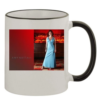 Amy Nuttall 11oz Colored Rim & Handle Mug