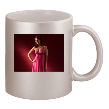 Amy Nuttall 11oz Metallic Silver Mug