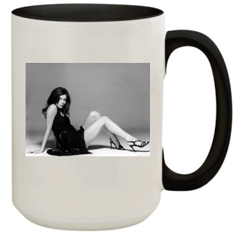 Anna Friel 15oz Colored Inner & Handle Mug