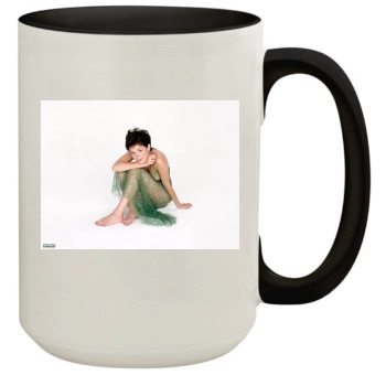 Anna Friel 15oz Colored Inner & Handle Mug