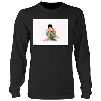 Anna Friel Men's Heavy Long Sleeve TShirt