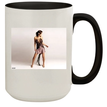 Anna Friel 15oz Colored Inner & Handle Mug