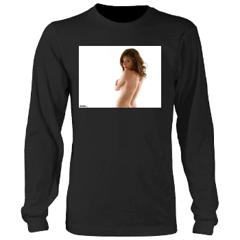 Anna Friel Men's Heavy Long Sleeve TShirt