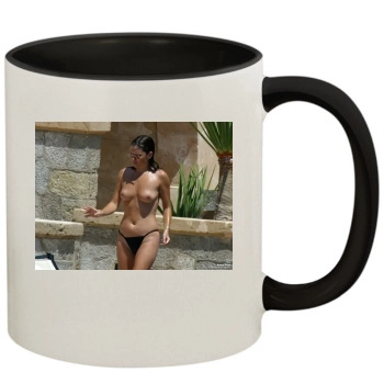 Anna Friel 11oz Colored Inner & Handle Mug