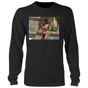 Anna Friel Men's Heavy Long Sleeve TShirt