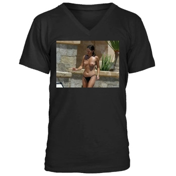 Anna Friel Men's V-Neck T-Shirt