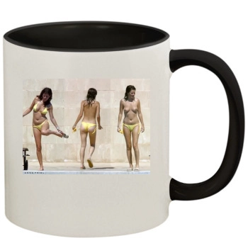 Anna Friel 11oz Colored Inner & Handle Mug