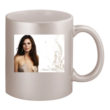 Anna Friel 11oz Metallic Silver Mug