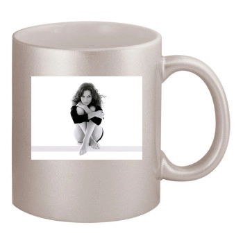 Anna Friel 11oz Metallic Silver Mug