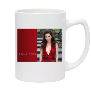 Anna Friel 14oz White Statesman Mug