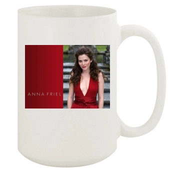 Anna Friel 15oz White Mug