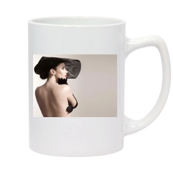 Anna Friel 14oz White Statesman Mug