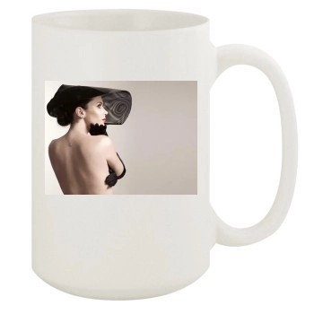 Anna Friel 15oz White Mug