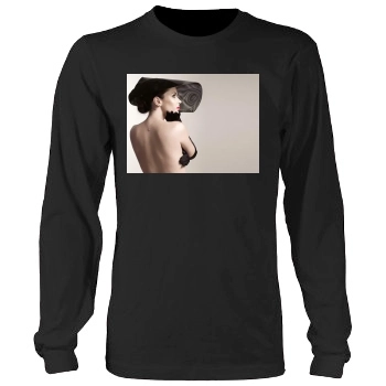 Anna Friel Men's Heavy Long Sleeve TShirt