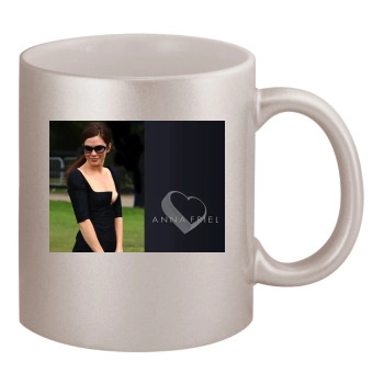 Anna Friel 11oz Metallic Silver Mug