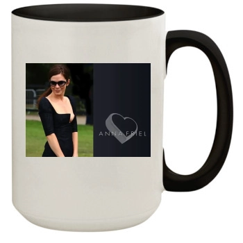 Anna Friel 15oz Colored Inner & Handle Mug