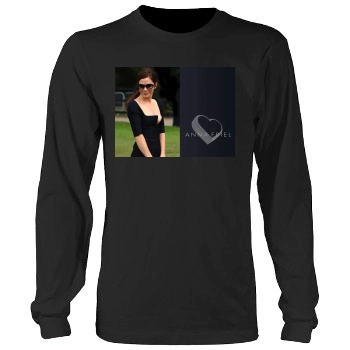 Anna Friel Men's Heavy Long Sleeve TShirt