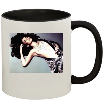 Anna Friel 11oz Colored Inner & Handle Mug