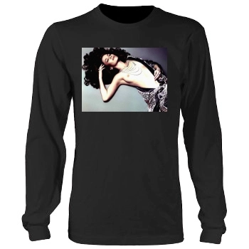 Anna Friel Men's Heavy Long Sleeve TShirt