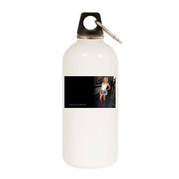 Ashley Tisdale White Water Bottle With Carabiner