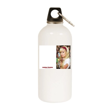 Ashley Tisdale White Water Bottle With Carabiner