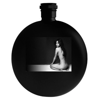 Ashley Tisdale Round Flask