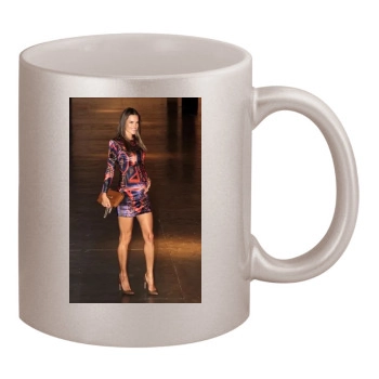 Alessandra Ambrosio 11oz Metallic Silver Mug