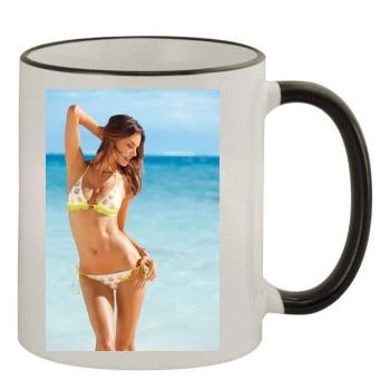 Alessandra Ambrosio 11oz Colored Rim & Handle Mug