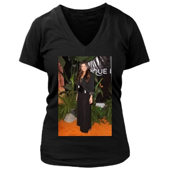 Ali Landry Women's Deep V-Neck TShirt