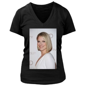 Ali Larter Women's Deep V-Neck TShirt