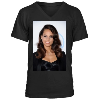 Alicia Keys Men's V-Neck T-Shirt