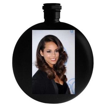 Alicia Keys Round Flask