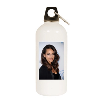 Alicia Keys White Water Bottle With Carabiner