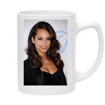 Alicia Keys 14oz White Statesman Mug