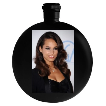 Alicia Keys Round Flask