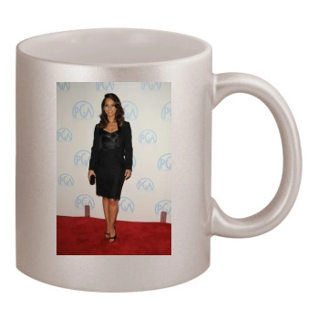 Alicia Keys 11oz Metallic Silver Mug