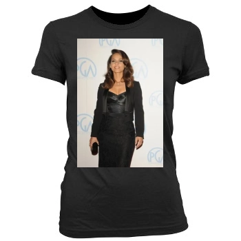 Alicia Keys Women's Junior Cut Crewneck T-Shirt