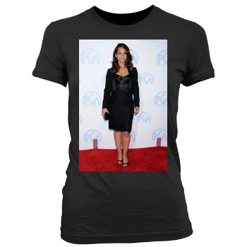 Alicia Keys Women's Junior Cut Crewneck T-Shirt