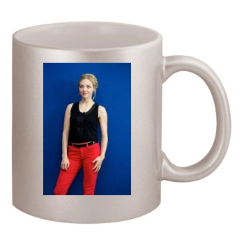 Amanda Seyfried 11oz Metallic Silver Mug