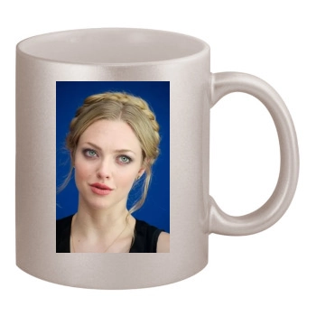 Amanda Seyfried 11oz Metallic Silver Mug