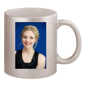 Amanda Seyfried 11oz Metallic Silver Mug