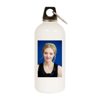 Amanda Seyfried White Water Bottle With Carabiner