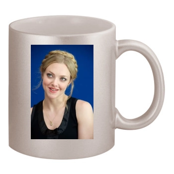 Amanda Seyfried 11oz Metallic Silver Mug