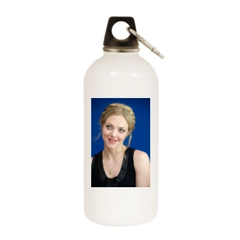 Amanda Seyfried White Water Bottle With Carabiner