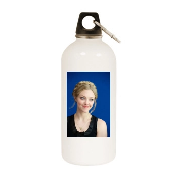 Amanda Seyfried White Water Bottle With Carabiner